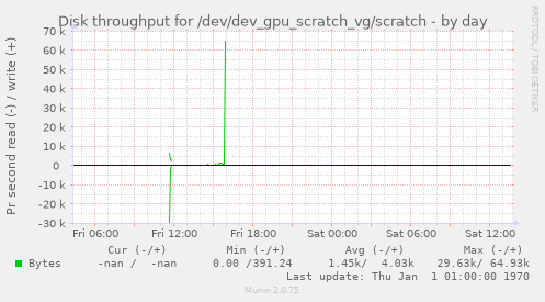 Disk throughput for /dev/dev_gpu_scratch_vg/scratch