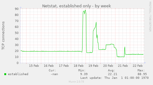 Netstat, established only