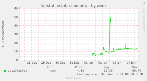 Netstat, established only