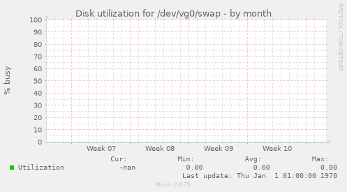 Disk utilization for /dev/vg0/swap