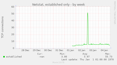 Netstat, established only