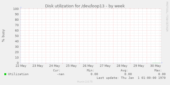 Disk utilization for /dev/loop13